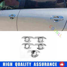 For Toyota RAV4 2006-2012 Chrome Silver Exterior Side Door Bowl Frame Cover Trim