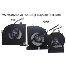 For MSI GS65VR P65 MS-16Q4 16Q5 8RF 8RE Laptop CPU GPU Cooling Fan DC 5V