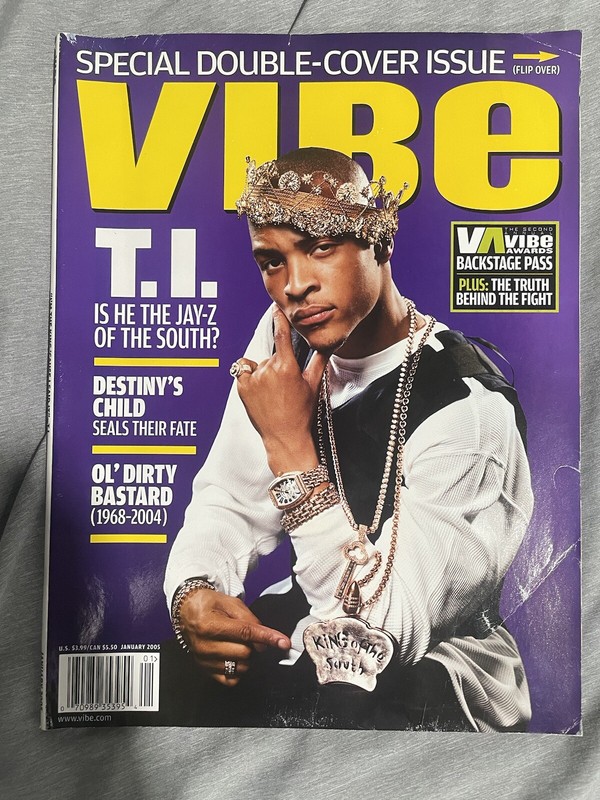 Vibe Magazine January 2005 Double Cover TI   LL Cool J Tyra Banks