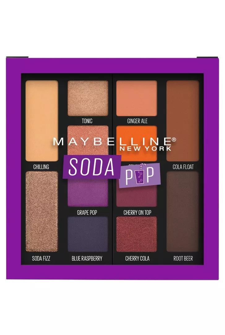 Paleta de maquillaje sombra de ojos Maybelline Soda Pop, con paleta maybelline Paleta de maquillaje sombra de ojos Maybelline Soda Pop,