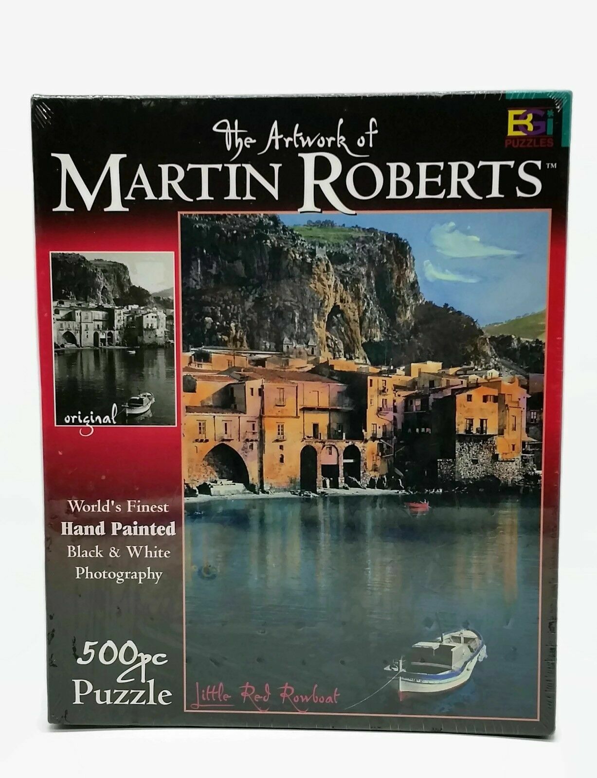 The Artwork of Martin Roberts Little Red Rowboat 500 Piece Puzzle