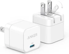 Anker USB C Charger, Anker 2-Pack Fast Charger with Foldable Plug 20W