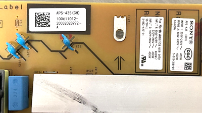 Sony XBR-55X950H XBR-65X90CH XBR-65X900H Power Supply APS-435(CH