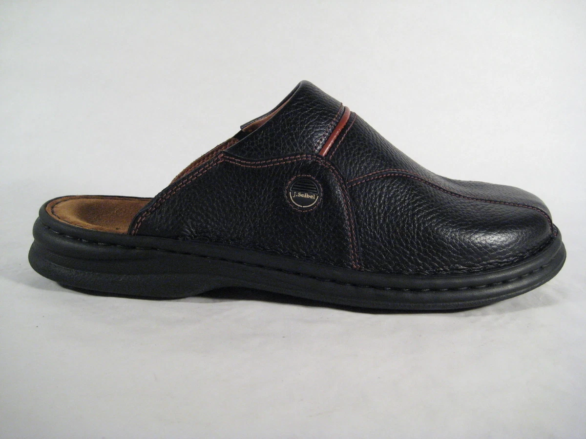 Josef Seibel  Clogs Pantolette Pantoletten Sabot Schuhe 10999 schwarz Leder