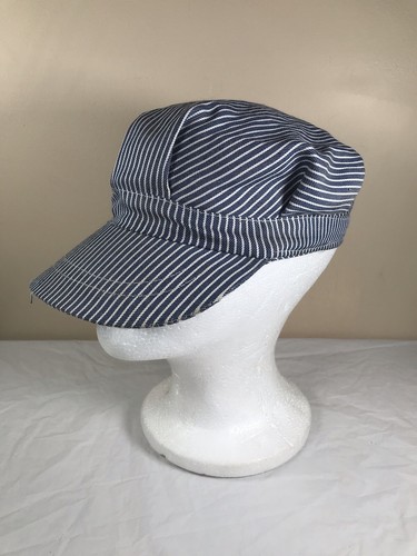 Vintage RAILWAY Railroad Train Striped 