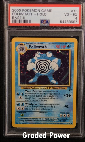 Poliwrath graded PSA 4 for sale on eBay