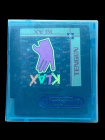 1990 Tengen KLAX Cartridge Nintendo NES Hard Case