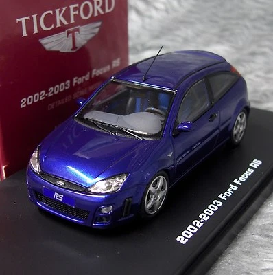 1:43 IXO Premium-X Tickford Ford Focus RS Mk1 2002-2003 Imperial Blue LHD