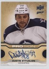 2014-15 Upper Deck MVP Pro Sign Dustin Byfuglien #PRO-BY Auto 1f1