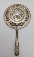 Vintage Godinger Silverplate Vanity Set - Hand Mirror And Brush