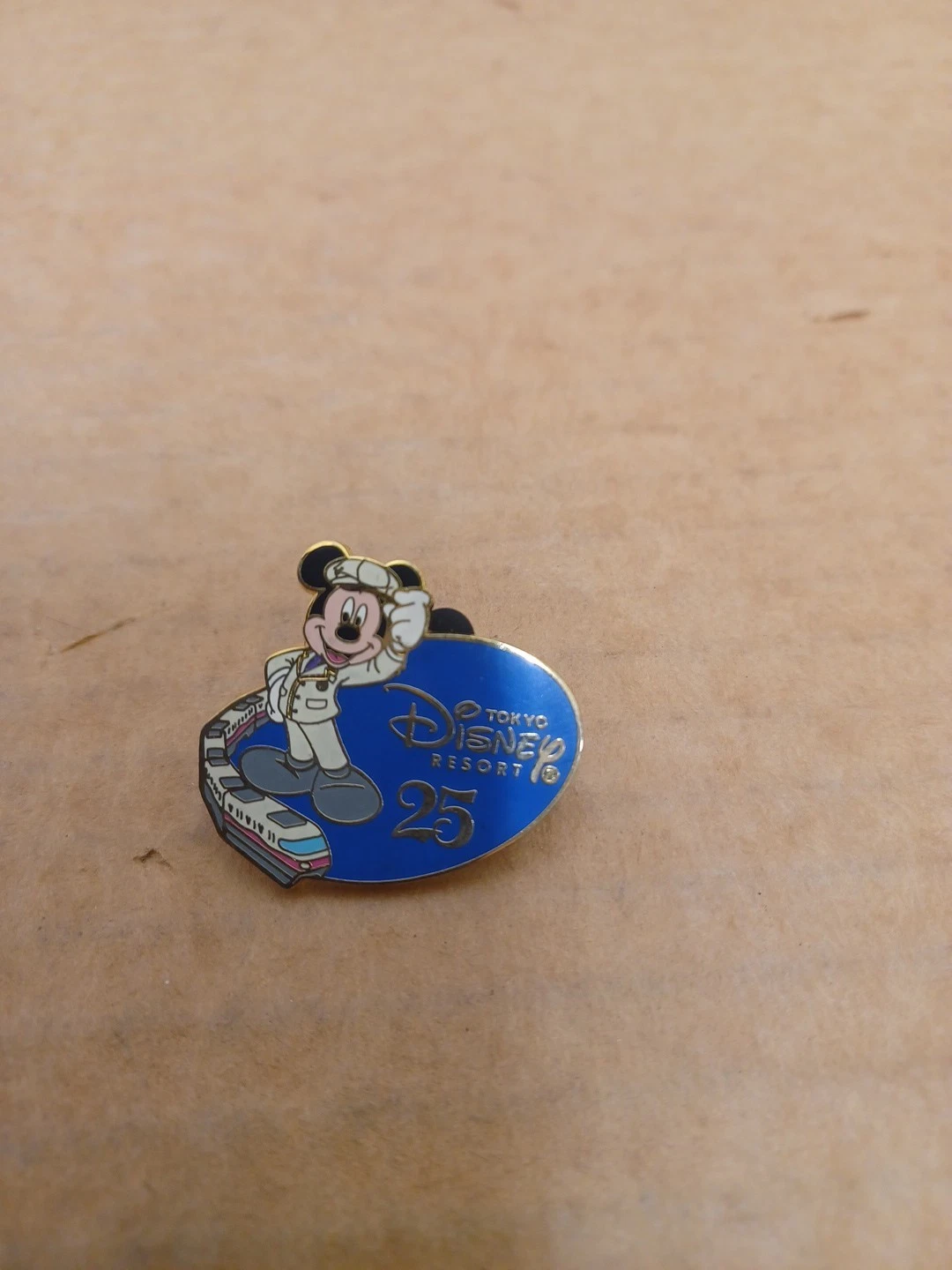 2008 Disney Pin TDR 25th Anniversary Tokyo Monorail Resort Line Mickey Mouse