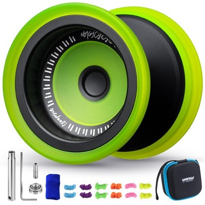 MAGICYOYO V13 DEEPSPIN Bi-Material Yoyo for Kids 8-12 and Adults, Dual Purpos...