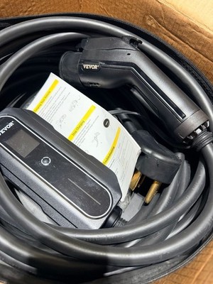 VEVOR Portable Electric Car Charger 32A Type 1 EV Level 2 Charger with J1772 Cab