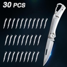 30PCS Stainless Steel Folding Utility Knife M...