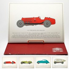 Alfa Romeo Portfolio 1910 - 1939 - 7 Sports Car Prints Milano Folder