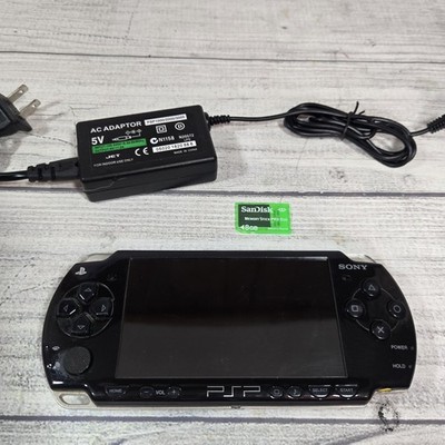 Sony PSP-2001 Console with  Charger, 8GB Memory Card  TESTED