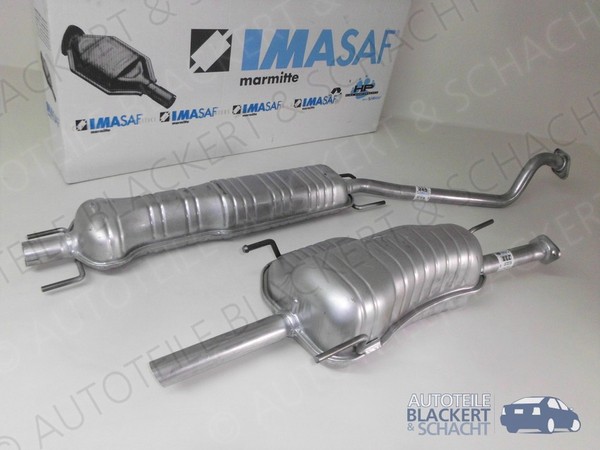 Imasaf Auspuff Msd+Esd FüR Opel Astra G 1.6 16V 76KW Caravan 2002-2003-image