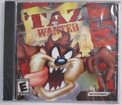 Video Game PC Taz Wanted NEW SEALED Jewel