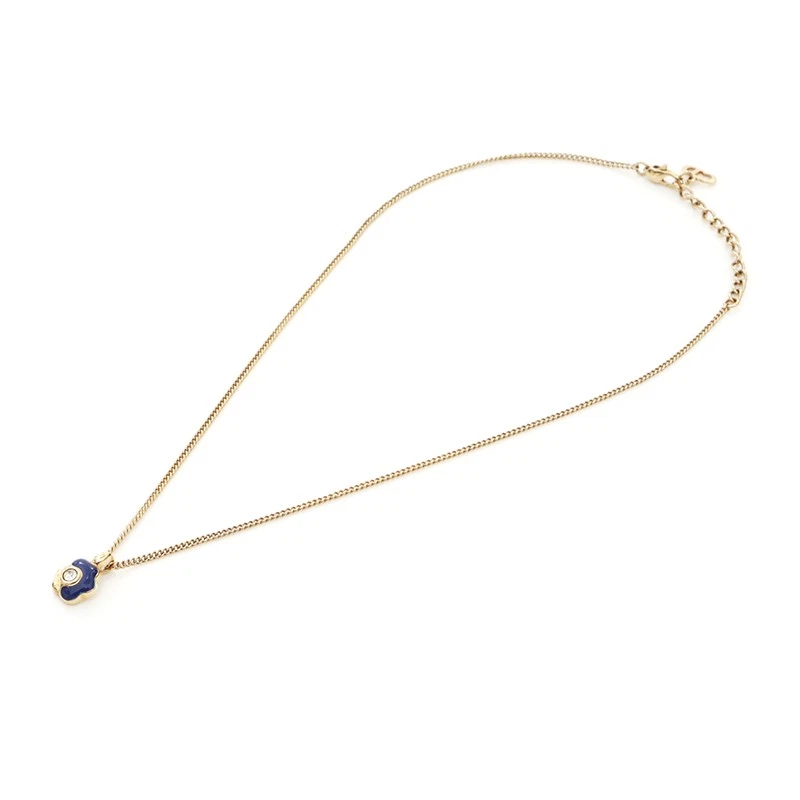 Collana Christian Dior con strass oro WS4623