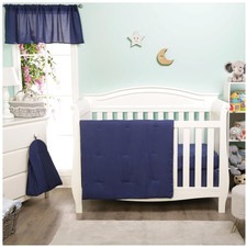 Infant Crib Bedding Set - Quilt, Sheet, Ruffle, Stacker