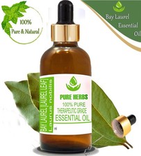 Pure Herbs Bay Laurel Leaf 100% Natural Laurus Nobilis Essential