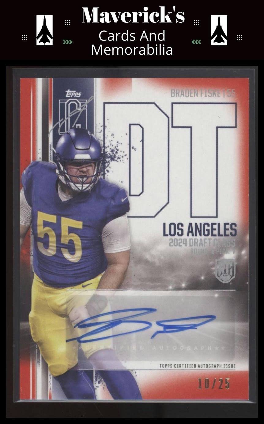 Braden Fiske Topps Signature Class Rookie Class Autograph Variation #RCABF Base