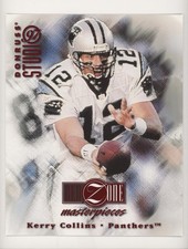 1997 Donruss Studio Red Zone Masterpieces 8x10 Promos /3500 Kerry Collins #6 0q3