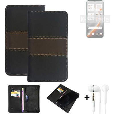 Wallet Case + Kopfhörer für Tecno Pova 7 Pro 5G Schutzhülle Hand Tasche