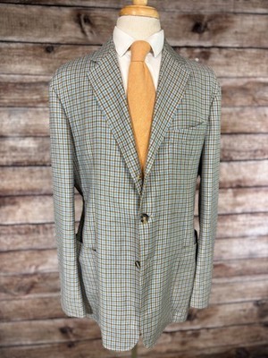 Luciano Barbera Wool Linen Blazer Size 46 (56 EUR)