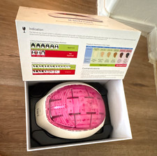 iHelmet Laser Hair Growth Helmet for Head - White Pink Color
