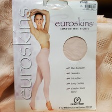 New EUROSKINS CONVERTIBLE TIGHTS Theatrical Pink SIZE L/XL 210-NR 115-170 Lbs