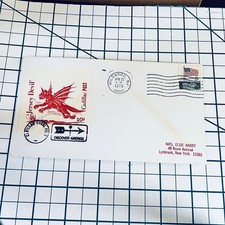 Cadillac Local Post Jersey Devil First Day Cover 1970 Wildwood NJ Vintage FDC