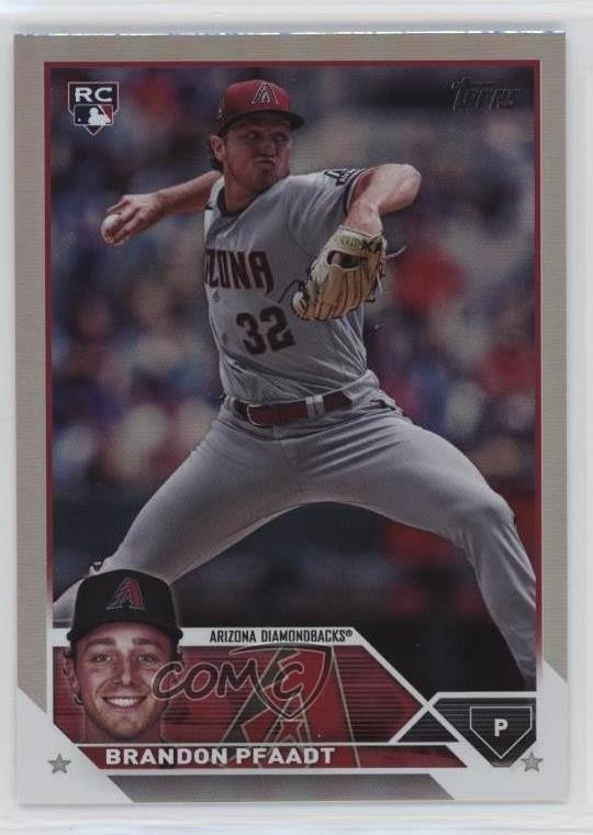 2023 Topps Update Rainbow Foil Brandon Pfaadt #US6 0co5