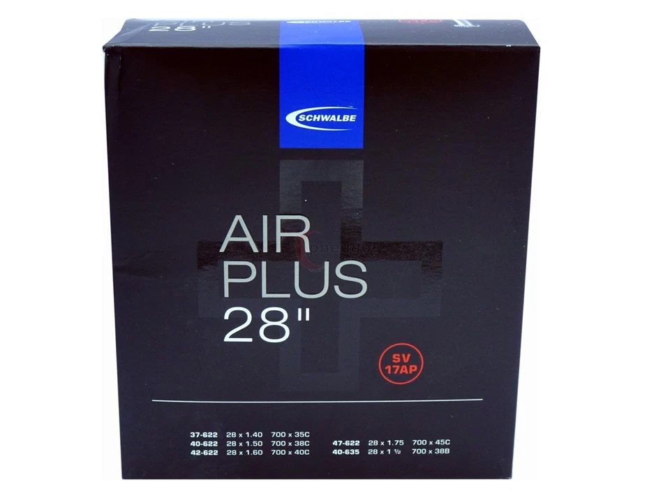 2 x tuyau Schwalbe 42-622 (28 x 1,60) 700 x 40 C SV 40 mm Sclaverand + lève-pneu - Photo 3/4