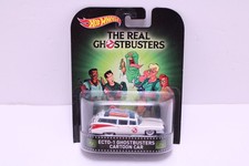 2015 Mattel Hot Wheels HW Retro Culture Real Ghostbuster Ecto-1 Cartoon RR Car