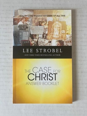 The Case for Christ Answer Booklet Lee Strobel 2018 Christian Apologetics PB