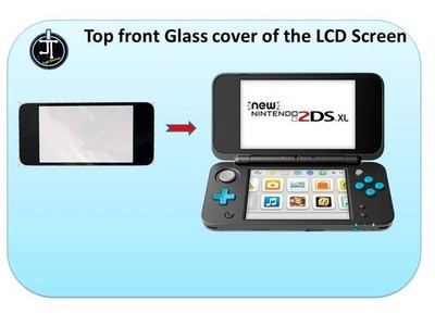 Replacement Top Screen Protector Front LCD Cover Lens For Nintendo New 2DS XL LL