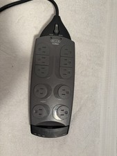 Belkin 10-Outlet Surge Protector Power Strip, 10-14 ft Cord, Gray/Black