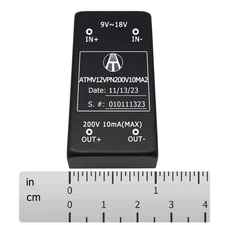 ATMV12VPN200V10MA2 4W Isolated DC-DC Power Module 12V Input ±200V 10mA Output
