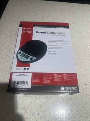Primo NSF Listed Digital Scale, 11 lb/5 kg, Black (SCDGP11BK)