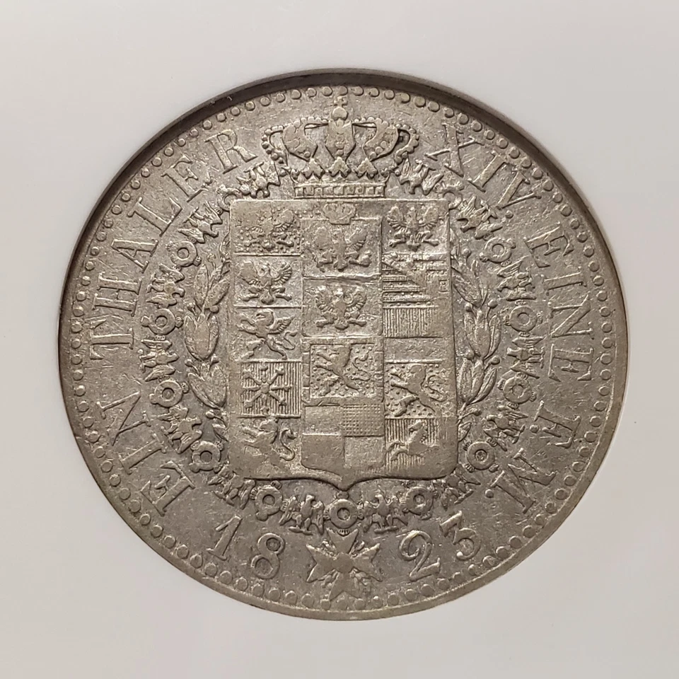 1823-A Taler German States Prussia .537 oz ASW - NGC VF 30 - SKU-Q2446 - Image 4 of 4