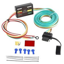LED Compatible Powered 3-to-2-Wire Splice-in Trailer Tail Light Converter