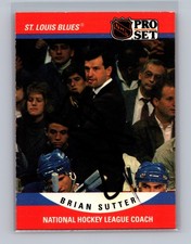 1990-91 Pro Set In-Person IP Autograph Auto #676 Brian Sutter