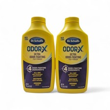 2 PACK Dr. Scholl's Odor X Ultra All-Day Odor Fighting Deodorant Foot Powder
