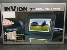 Invion Digital Photo Frame 7" BRAND NEW OPEN BOX ITEM.