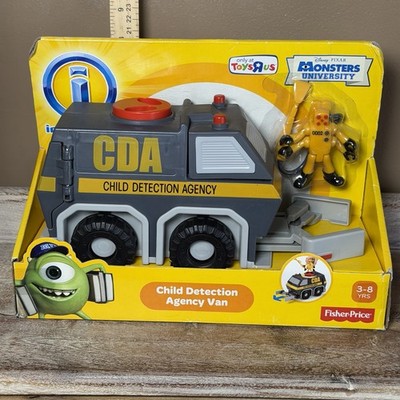 Imaginext Disney Pixar Monsters Inc CDA Truck w/ CDA Hazmat Agent Mattel 2012