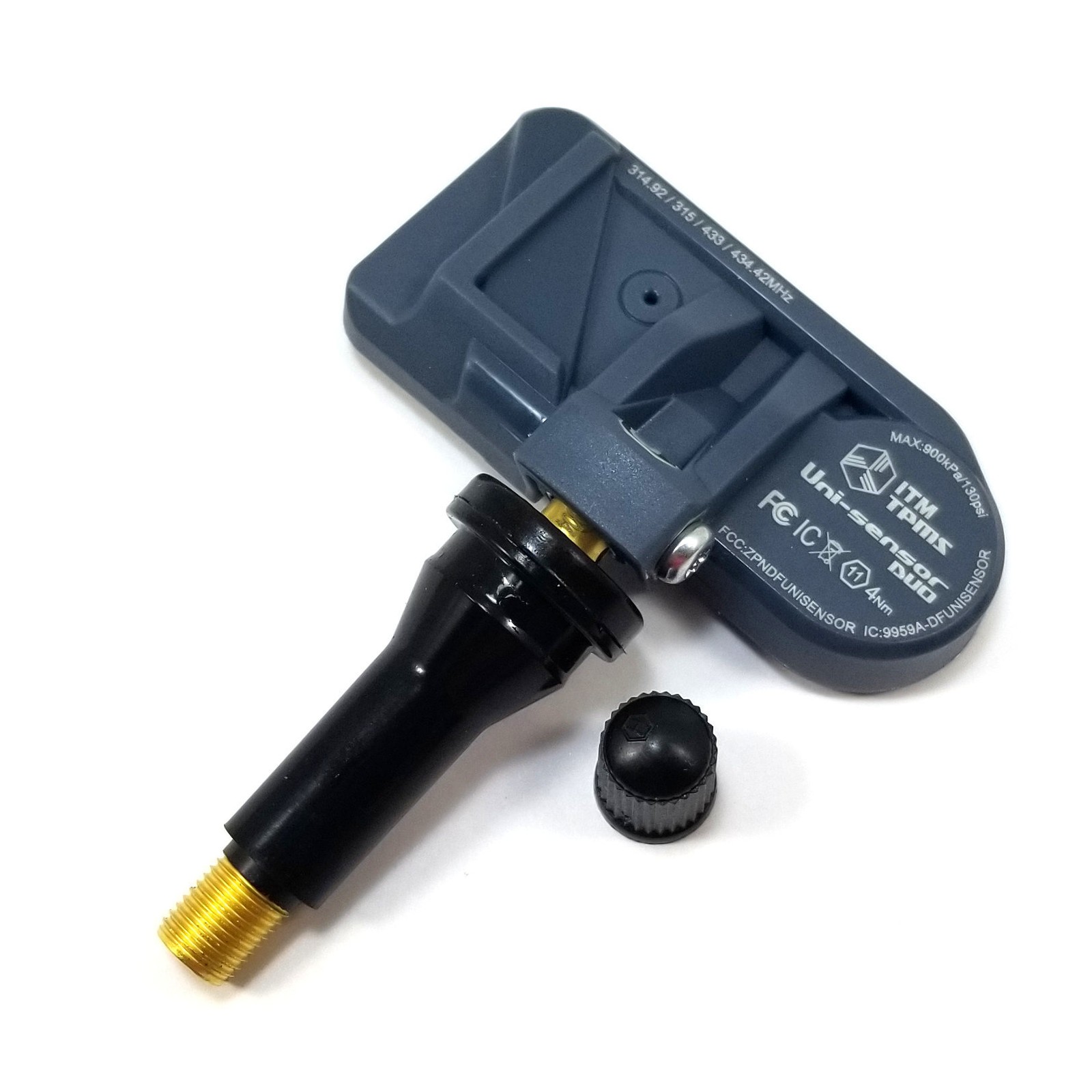 4 Rubber Snap-In ITM Uni-Sensors Duo 433MHz TPMS for Bentley Mulsanne 2018