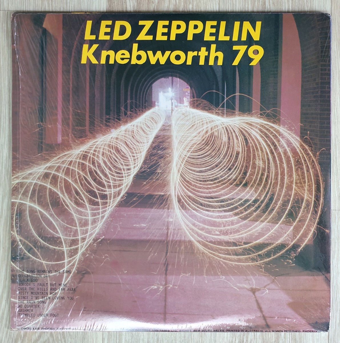 豪2LP Led Zeppelin Knebworth 79 44787 PHOENIX /00520 Led Zeppelin Knebworth 1979 US Live Double LP Shrink | eBay