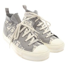 Dior High-Top Sneaker 37,5 EUR Weiß Grau Seh...