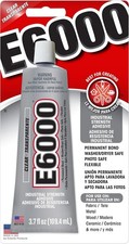 E6000 Multi Purpose Industrial Strength Adhesive Glue Clear 3.7fl oz 109.4ml USA